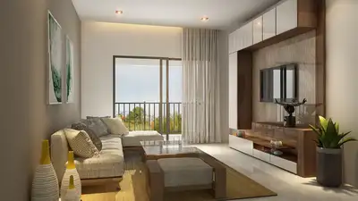 Hall Image of 1100 Sq.ft 2 BHK Apartment / Flat for sale in Aluva Kochi for Rs. 10000000