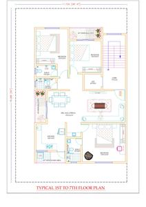 Image of 1800 Sq.ft 3 BHK Apartment / Flat for sale in Pratap Nagar, Nagpur for Rs. 12100000