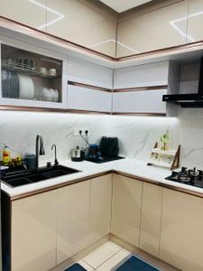 Kitchen Image of 1159 Sq.ft 3 BHK Apartment / Flat for sale in Galaxy Cloud Space, Kakkanad Kochi for Rs. 10000000
