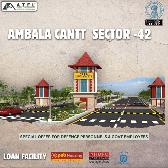 Image of 100 Sq.ft Residential Plot / Land for sale in Ambala Cantt, Ambala City for Rs. 2150000