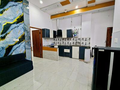 Kitchen Image of 600 Sq.ft 1 BHK Builder Floor for rent in Govind Vihar Dehradun for Rs. 20000