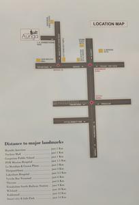Image of 785 Sq.ft 2 BHK Apartment / Flat for sale in Coral Auriga, Maradu, Kochi for Rs. 4000000