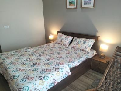 Bedroom Image of 435 Sq.ft 1 RK Apartment / Flat for rent in Paramount Golfforeste Premium Apartments, Surajpur Greater Noida for Rs. 15200