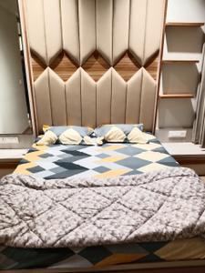 Bedroom Image of 2350 Sq.ft 3 BHK Apartment / Flat for rent in Shivalik Green View, Shantigram Ahmedabad for Rs. 50000