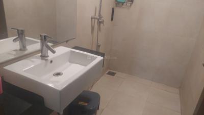Bathroom Image of 640 Sq.ft 1 RK Studio for rent in Lodha Belmondo, Gahunje Pune for Rs. 35000