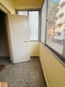 Balcony Image of 580 Sq.ft 1 BHK Apartment / Flat for rent in Sangamvadi Pune for Rs. 32000