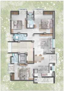 Image of 1722 Sq.ft 3 BHK Builder Floor for sale in Narendra Nagar Extension, Nagpur for Rs. 8500000
