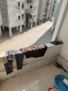 Balcony Image of 611 Sq.ft 1 BHK Apartment / Flat for sale in Mansarovar Residency, Kamrej Surat for Rs. 800000