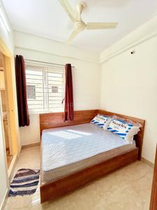 Bedroom Image of 603 Sq.ft 1 BHK Builder Floor for rent in S.G. Palya Bengaluru for Rs. 20500