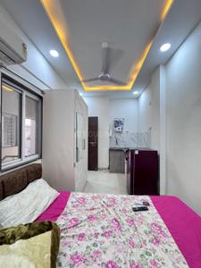 Bedroom Image of 1000 Sq.ft 1 RK Builder Floor for rent in Mahalakshmi Nagar Indore for Rs. 11000