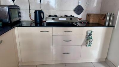 Kitchen Image of 1300 Sq.ft 2 BHK Apartment / Flat for rent in Mahaveer Ranches Phase II, Parappana Agrahara Bengaluru for Rs. 48000