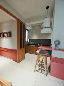 Kitchen Image of 1980 Sq.ft 3 BHK Apartment / Flat for sale in Shrinivas Luxuria 2, Bhadaj Ahmedabad for Rs. 12500000