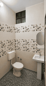 Bathroom Image of 1530 Sq.ft 3 BHK Independent House for rent in Madanganj Kishangarh for Rs. 20000