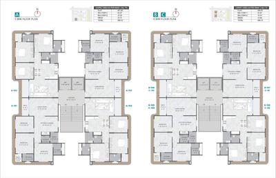 Image of 1761 Sq.ft 3 BHK Apartment / Flat for sale in Althan, Surat for Rs. 6957711