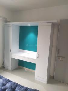 Bedroom Image of 1106 Sq.ft 2 BHK Apartment / Flat for rent in Orchid Blues, Shela Ahmedabad for Rs. 34000