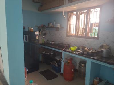 Kitchen Image of 750 Sq.ft 1 BHK Builder Floor for rent in White Town Puducherry for Rs. 10000