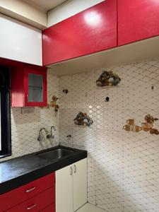 Kitchen Image of 580 Sq.ft 1 BHK Apartment / Flat for rent in Raunak City, Kalyan West Kalyan for Rs. 15200