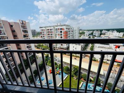 Balcony Image of 1335 Sq.ft 2 BHK Apartment / Flat for rent in Kompally Hyderabad for Rs. 43000