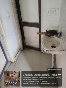Bathroom Image of 607 Sq.ft 1 BHK Apartment / Flat for sale in  Panchawati, Chakan Pune for Rs. 1850000