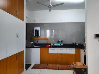 Kitchen Image of 1950 Sq.ft 3 BHK Apartment / Flat for rent in Malabar County III, Vaishno Devi Circle Ahmedabad for Rs. 35000
