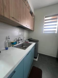 Kitchen Image of 559 Sq.ft 1 BHK Apartment / Flat for rent in Vyttila Kochi for Rs. 32000