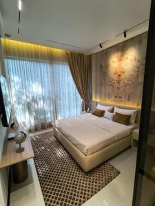 Bedroom Image of 840 Sq.ft 2 BHK Apartment / Flat for sale in The Address By GS Wadala, Sion Mumbai for Rs. 23600000