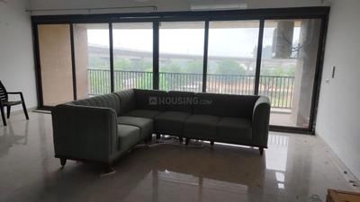 Living Room Image of 2034 Sq.ft 3 BHK Apartment / Flat for rent in Nia Nami Riverside 90, Kudasan Gandhinagar for Rs. 28000