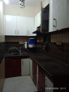 Kitchen Image of 650 Sq.ft 1 BHK Builder Floor for rent in Dwarka Mor New Delhi for Rs. 12502