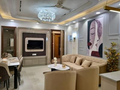 Living Room Image of 1200 Sq.ft 4 BHK Apartment / Flat for sale in Hans Builders Floor, Hastsal New Delhi for Rs. 7500000
