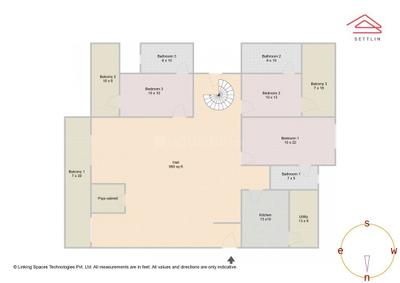 Image of 2950 Sq.ft 3 BHK Apartment / Flat for sale in IBC Platinum City by India Builders Corp, Yeswanthpur, Bengaluru for Rs. 24000000