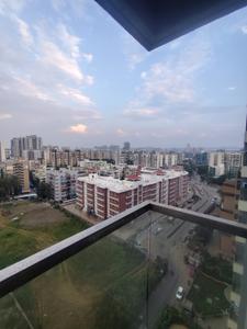 Balcony Image of 1121 Sq.ft 2 BHK Apartment / Flat for rent in VJ Yashwin Nuovo Centro, Wakad Pune for Rs. 35000
