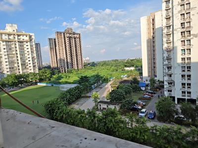 Balcony Image of 2200 Sq.ft 3 BHK Apartment / Flat for rent in Unitech Uniworld City, New Town Kolkata for Rs. 50000