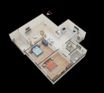 Image of 1680 Sq.ft 3 BHK Apartment / Flat for sale in Mantra Melange, Kharadi, Pune for Rs. 17200000