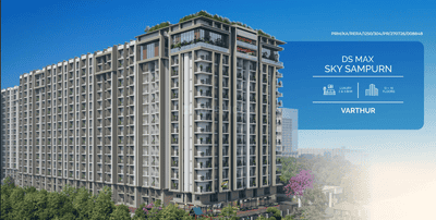 Image of 1206 Sq.ft 2 BHK Apartment / Flat for sale in DS Sky Sampurn, Varthur, Bengaluru for Rs. 8700000