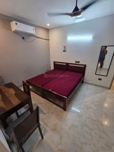 Bedroom Image of 450 Sq.ft 1 BHK Independent House for rent in Old Double Storey, Lajpat Nagar New Delhi for Rs. 25000
