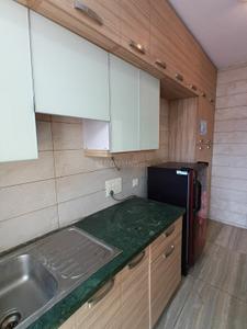 Kitchen Image of 450 Sq.ft 1 RK Builder Floor for rent in Sector 122 Noida for Rs. 20000