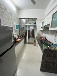 Kitchen Image of 1300 Sq.ft 2 BHK Apartment / Flat for rent in Shikha Tower, Kopar Khairane Navi Mumbai for Rs. 50000