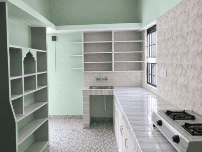 Kitchen Image of 500 Sq.ft 1 BHK Apartment / Flat for sale in Diwalipura Vadodara for Rs. 2500000