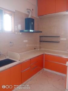 Kitchen Image of 1100 Sq.ft 2 BHK Builder Floor for rent in Sanjaynagar Bengaluru for Rs. 35000