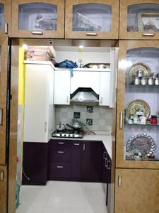 Kitchen Image of 950 Sq.ft 3 BHK Builder Floor for sale in Bharat Vihar New Delhi for Rs. 7500000