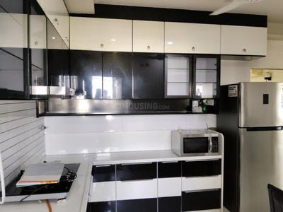 Kitchen Image of 3000 Sq.ft 3 BHK Apartment / Flat for rent in Sangani Shaligram Lakeview, Vaishno Devi Circle Ahmedabad for Rs. 50000