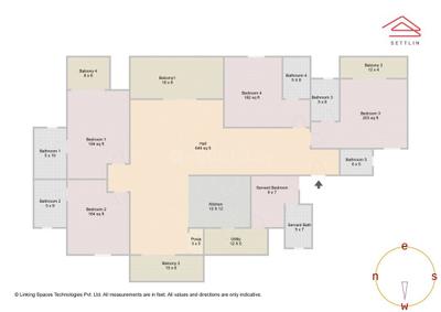 Image of 3700 Sq.ft 4 BHK Apartment / Flat for sale in Godrej Woodscapes by Godrej Properties Ltd. , Goravigere, Bengaluru for Rs. 49600000
