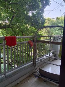Balcony Image of 450 Sq.ft 1 BHK Builder Floor for rent in Munirka New Delhi for Rs. 22000