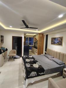 Bedroom Image of 512 Sq.ft 1 BHK Apartment / Flat for rent in Eternal Manhattan Riviera, Sitapura Jaipur for Rs. 16500