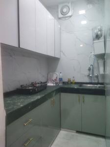 Kitchen Image of 700 Sq.ft 1 BHK Builder Floor for rent in Lajpat Nagar New Delhi for Rs. 35000