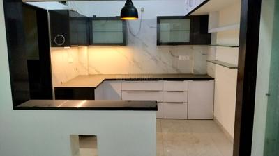 Kitchen Image of 1350 Sq.ft 3 BHK Builder Floor for rent in Scheme No 140 Indore for Rs. 32000