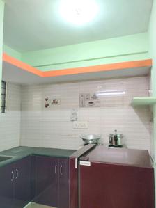 Kitchen Image of 500 Sq.ft 1 BHK Builder Floor for rent in Rayasandra Bengaluru for Rs. 15000