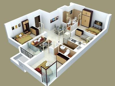 Image of 1200 Sq.ft 3 BHK Independent House for sale in Sejbahar, Raipur for Rs. 5100000