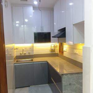 Kitchen Image of 1140 Sq.ft 2 BHK Builder Floor for rent in Sector 17 Rohini New Delhi for Rs. 25000