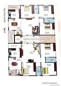 Image of 1475 Sq.ft 3 BHK Apartment / Flat for sale in Sheela Nagar, Visakhapatnam for Rs. 7449000